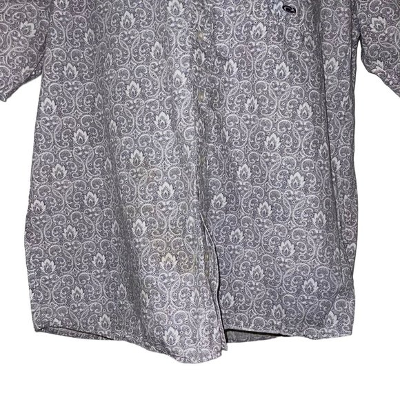 Rare Roper Dodge Ram Rodeo Series Mens Shirt XXL Purple Paisley Button Front - Picture 3 of 11